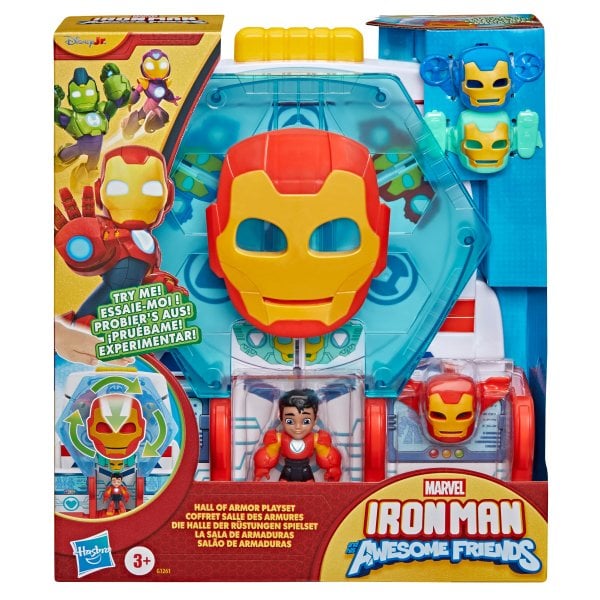 Обложка книги «AVENGERS IRON MAN AND HIS AWESOME FRIENDS Игровой набор Зал Брони»