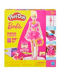 PLAY-DOH BARBIE игровой набор Барби Оборки и бантики
