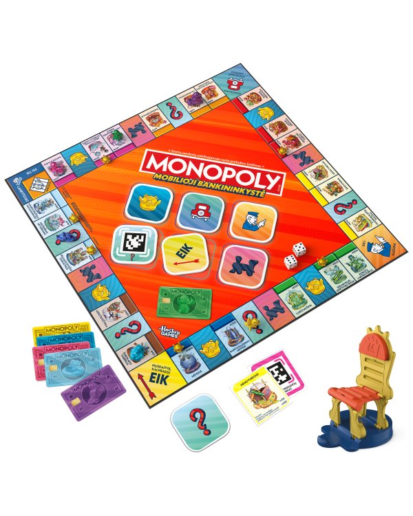 MONOPOLY настольная игра Monopoly Mobilioji Bankininkyste (на литовском яз.)