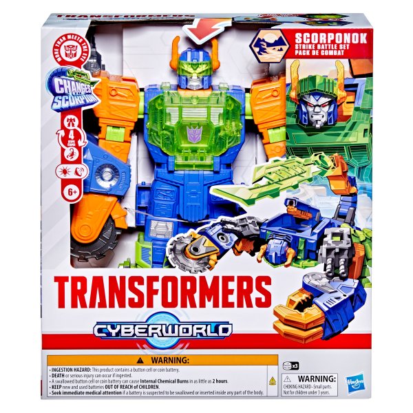 TRANSFORMERS Cyberworld Фигурка Скорпонак наносит удар, 35 см
