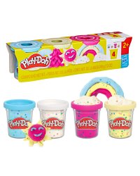 PLAY-DOH Игровой набор Confetti Fun 4 шт
