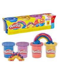 PLAY-DOH Игровой набор Shimmery Metallics 4 упаковка