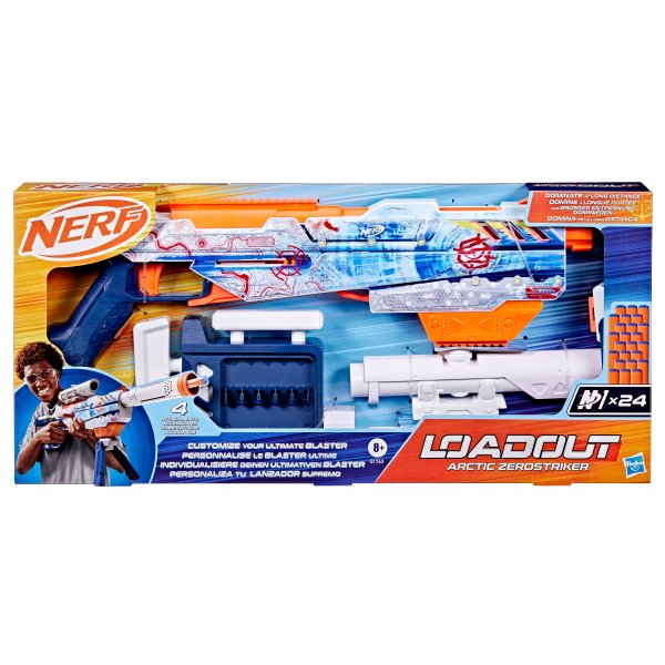NERF Loadout игрушечный бластер Arctic Zerostriker NERF Loadout игрушечный бластер Arctic Zerostriker