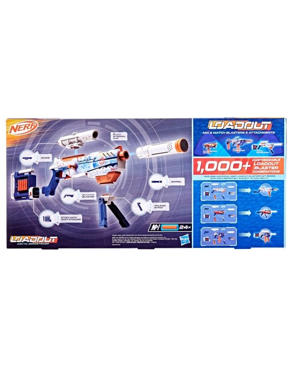 NERF Loadout игрушечный бластер Arctic Zerostriker