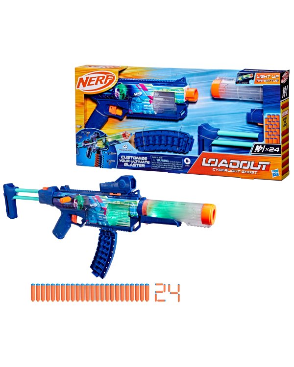 NERF Loadout игрушечный бластер Cyberlight Ghost