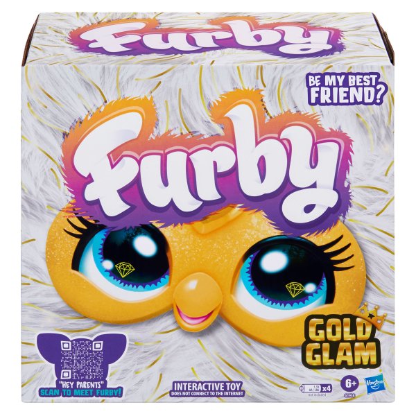 FURBY Интерактивная игрушка Furby Золотой гламур