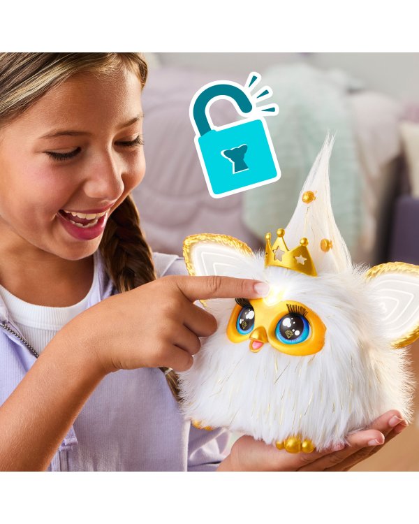 Дополнительное изображение книги «FURBY Интерактивная игрушка Furby Золотой гламур»