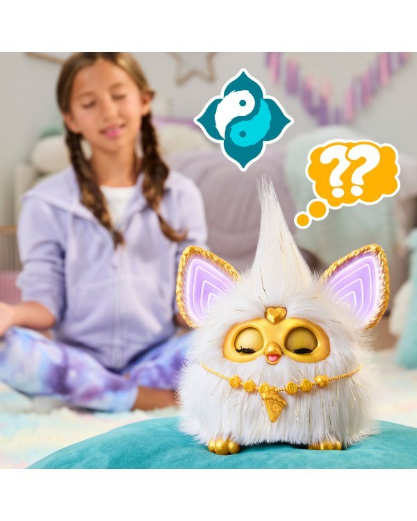 Дополнительное изображение книги «FURBY Интерактивная игрушка Furby Золотой гламур»