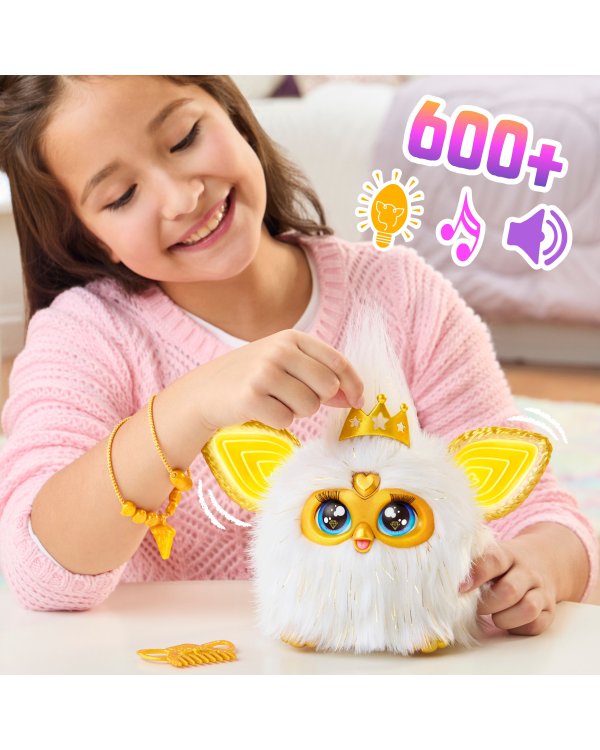 Дополнительное изображение книги «FURBY Интерактивная игрушка Furby Золотой гламур»