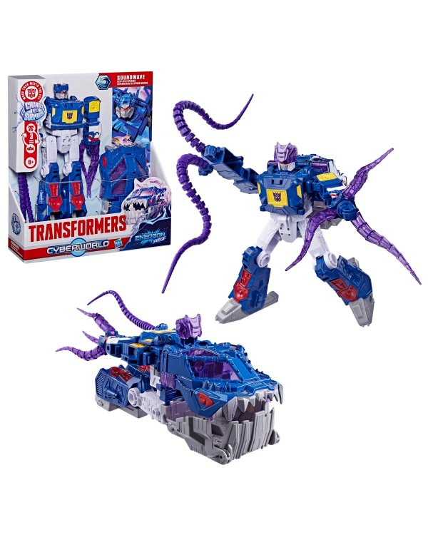 Дополнительное изображение книги «TRANSFORMERS Cyberverse Фигурка Саундвейв глубоководный исследователь 22,5 см»