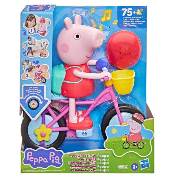 Обложка книги «PEPPA PIG интерактивная игрушка Пеппа учится ездить на велосипеде»
