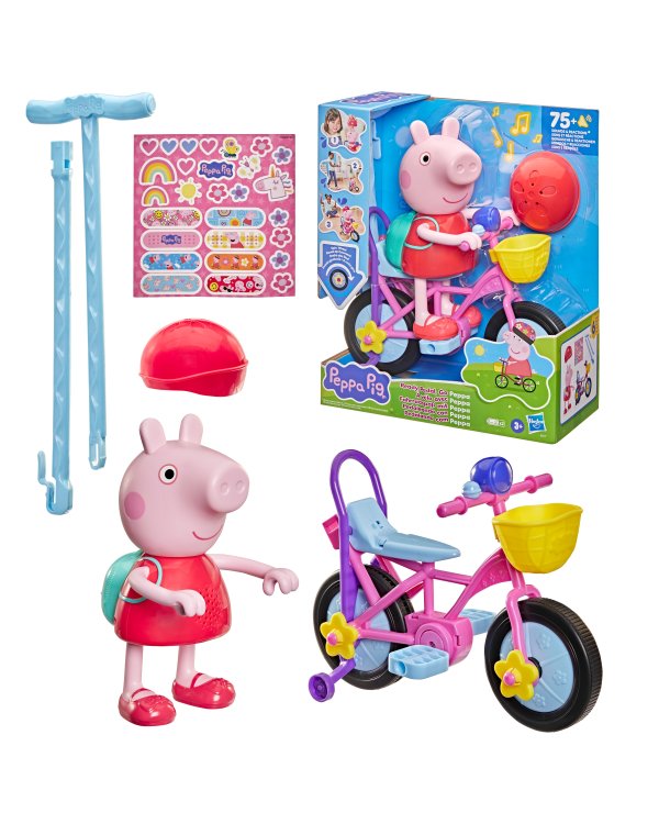 Дополнительное изображение книги «PEPPA PIG интерактивная игрушка Пеппа учится ездить на велосипеде»