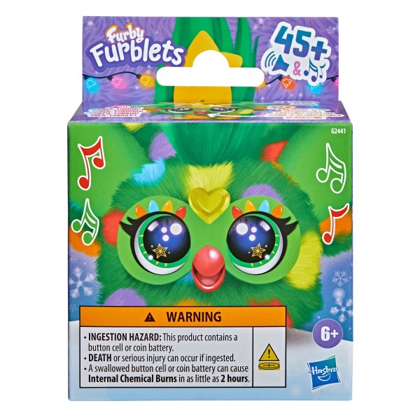 Обложка книги «FURBY Интерактивная игрушка Furblets Праздничные»