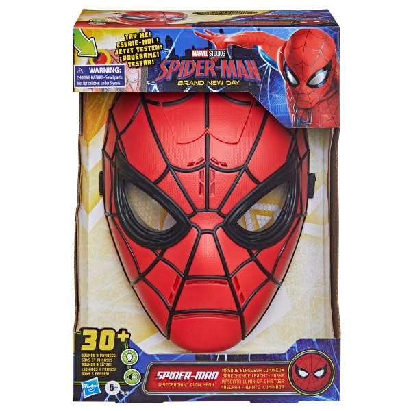 Обложка книги «SPIDER-MAN Brand New Day игровой набор Говорящая маска Человека-паук (на анг яз.)»