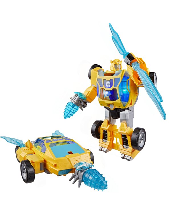 Дополнительное изображение книги «TRANSFORMERS Cyberverse Фигурка Бамблби Power Spark 28 см»