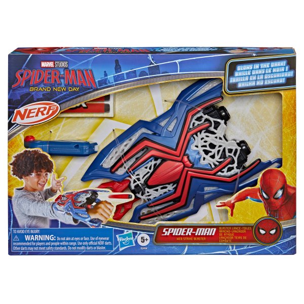 Обложка книги «SPIDER-MAN Brand New Day игровой набор Web Strike Glow blaster»