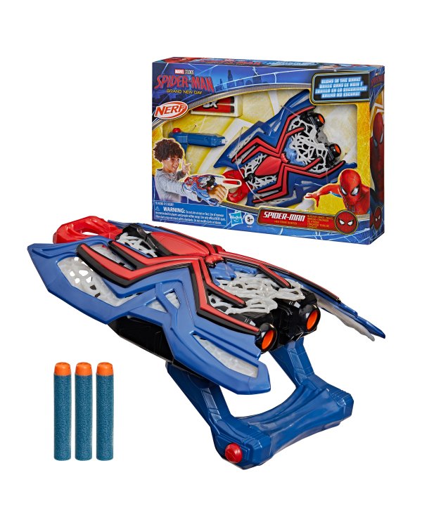 Дополнительное изображение книги «SPIDER-MAN Brand New Day игровой набор Web Strike Glow blaster»