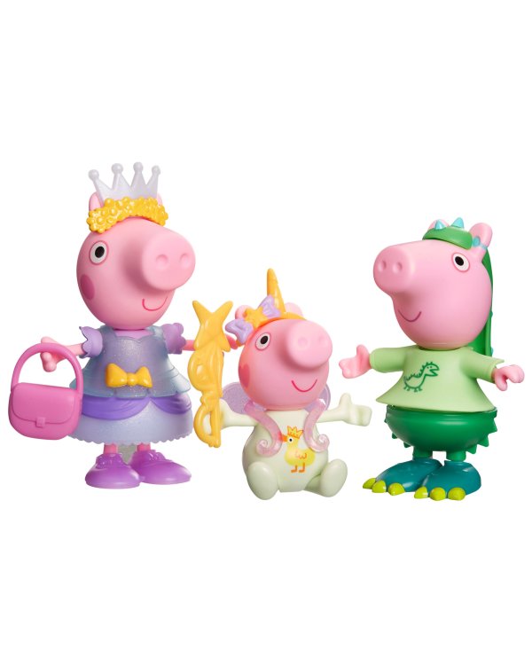 Дополнительное изображение книги «PEPPA PIG Игровой набор Пеппа и друзья. Костюмы, 3 фигурки по 15 см»