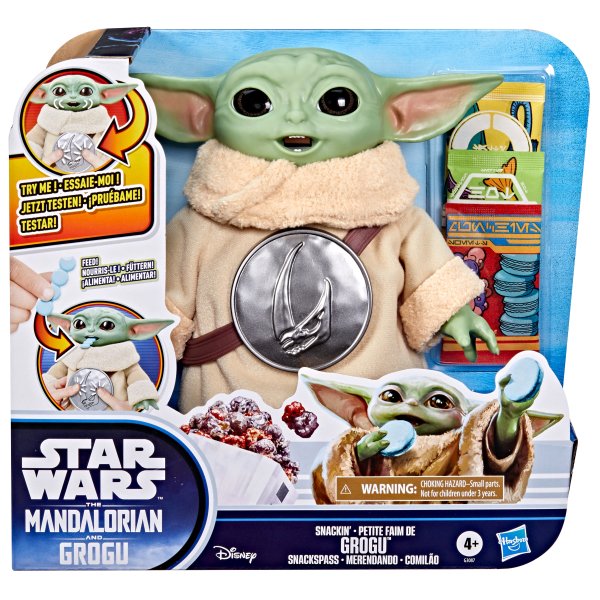 STAR WARS фигурка Грогу с аксессуаром для перекуса 16,5 см