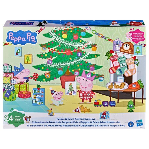 Обложка книги «PEPPA PIG большой семейный адвент-календарь»