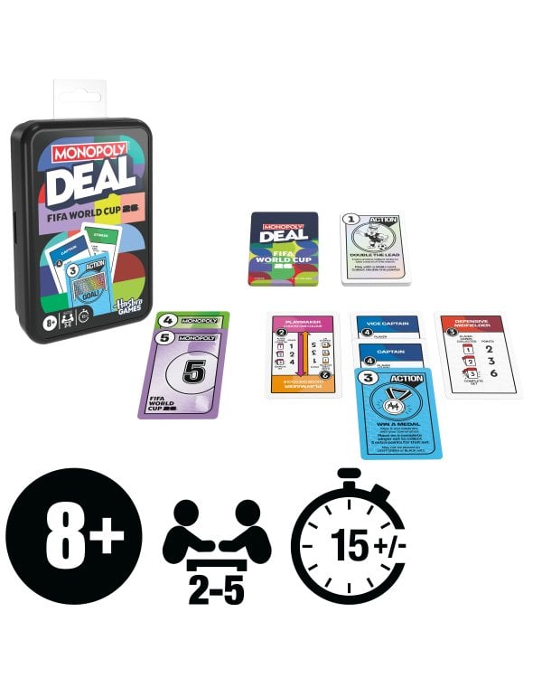 Дополнительное изображение книги «MONOPOLY карточная игра Deal FIFA (на английском яз.)»