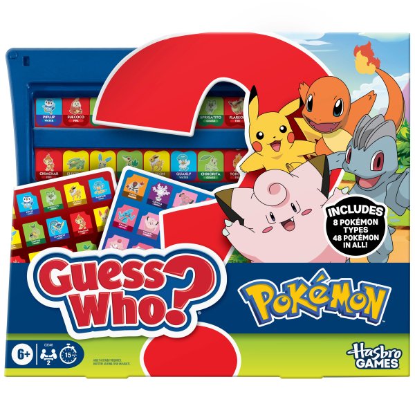 Обложка книги «GUESS WHO POKEMON настольная игра (на английском яз.)»