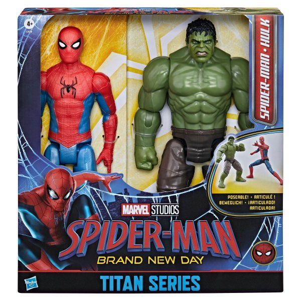 Обложка книги «SPIDER-MAN Brand New Day фигурка Gallagher Mccarroll Titan Pack»