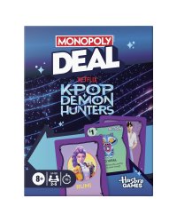 MONOPOLY карточная игра Deal KPOP Demon hunters (на английском яз.)