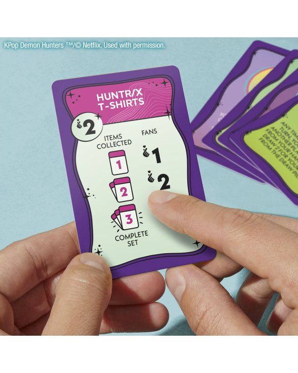 Дополнительное изображение книги «MONOPOLY карточная игра Deal KPOP Demon hunters (на английском яз.)»