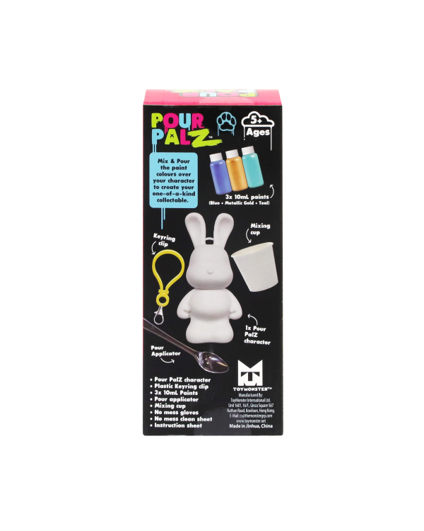 Pour Palz DIY Мини-раскрашиваемый зайчик – брелок
