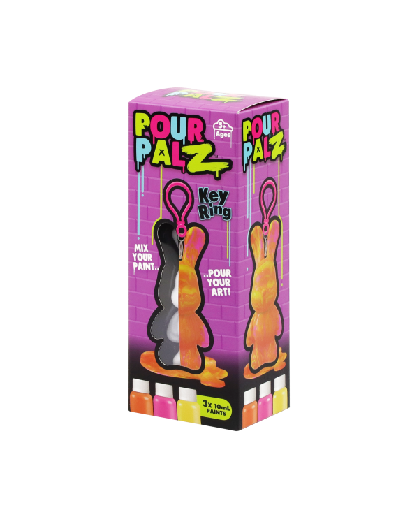 Pour Palz DIY Мини-раскрашиваемый зайчик – брелок
