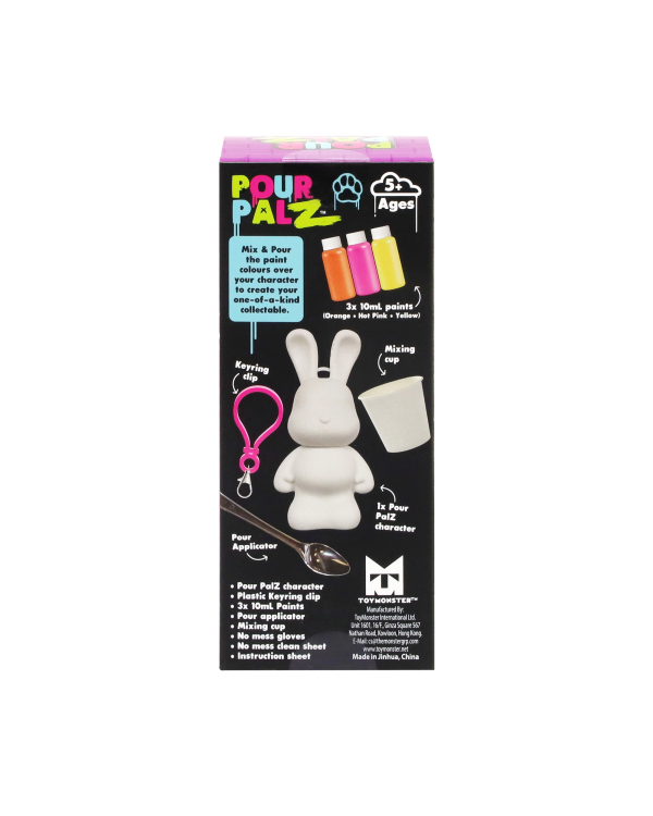 Pour Palz DIY Мини-раскрашиваемый зайчик – брелок