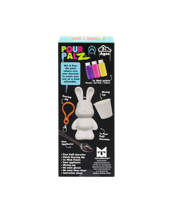 Pour Palz DIY Мини-раскрашиваемый зайчик – брелок