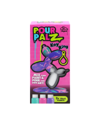 Pour Palz DIY маленький щенок из воздушного шарика, брелок, ассорти 4, CDU