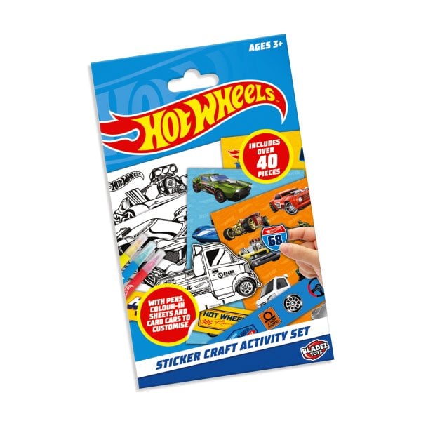 HOT WHEELS Набор для творчества с наклейками