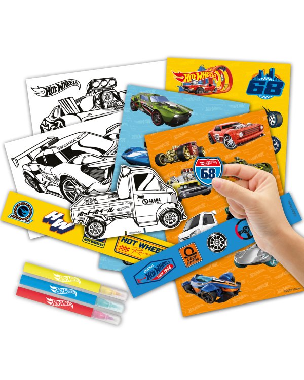 HOT WHEELS Набор для творчества с наклейками