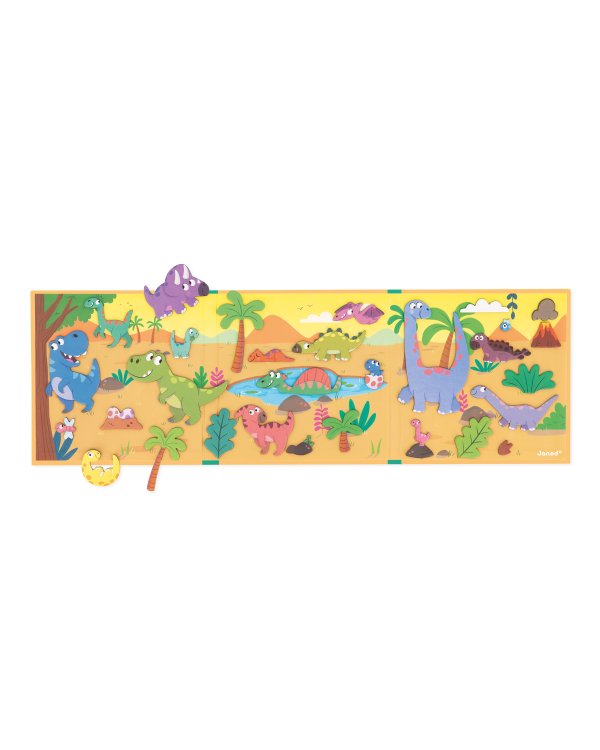 JANOD Книжка Магнитные истории динозавры