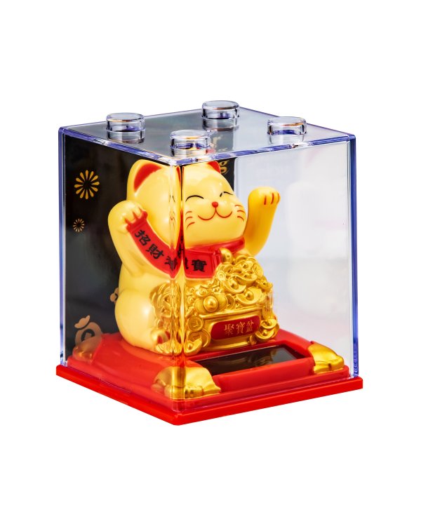 Солнечная игрушка «кивающий кот» 8 см