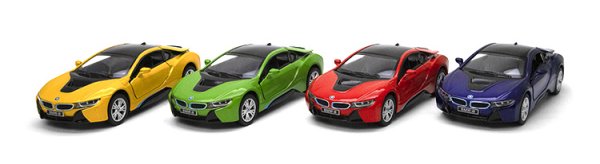 KINSMART Металлическая моделька Bmw I8, маштаб 1:38 KINSMART Металлическая моделька Bmw I8, маштаб 1:38