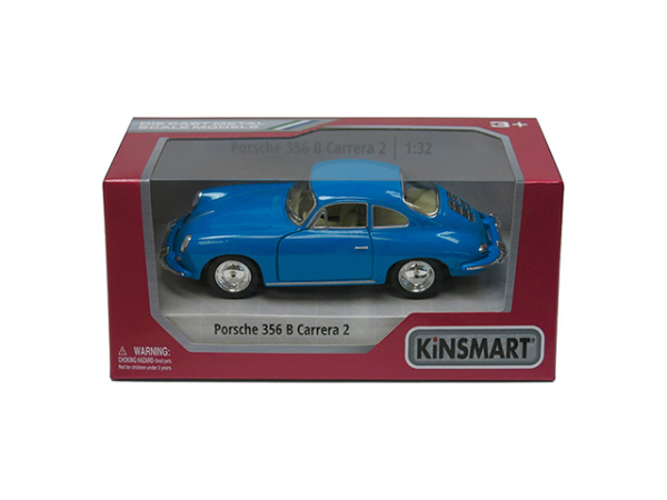 KINSMART Металлическая моделька Porsche 356 B Carrera 2, масштаб 1:38