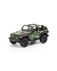 KINSMART Металлическая моделька 2018 Jeep Wrangler Camo, маштаб 1:38