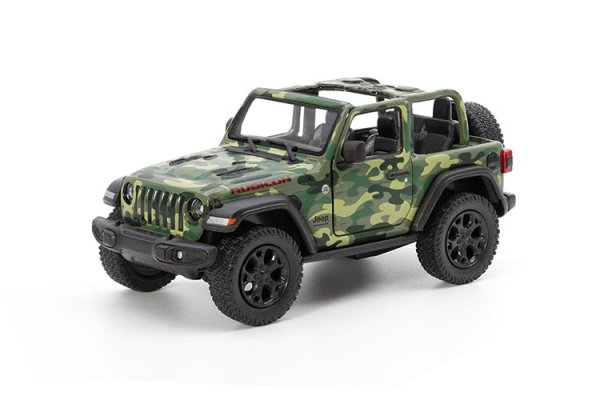 KINSMART Металлическая моделька 2018 Jeep Wrangler Camo, маштаб 1:38
