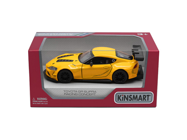KINSMART Металлическая моделька Toyota GR Supra Racing Concept, масштаб 1:38