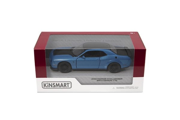 KINSMART Металлическая моделька 2023 Dodge Challenger SRT Demon 170 маштаб 1:40