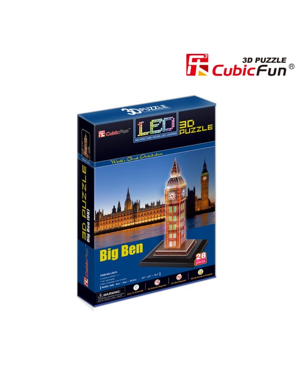 CUBICFUN 3D пазл Биг Бэн с LED