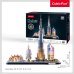 CUBICFUN City Line 3D-пазл c LED-подсветкой Дубай