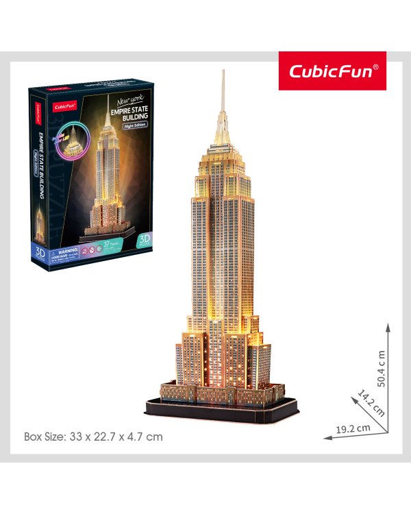 CUBICFUN 3D Эмпайр Стейт Билдинг c LED