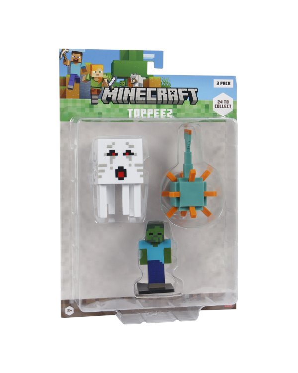 MINECRAFT 3D фигурка, 3 шт в комплекте