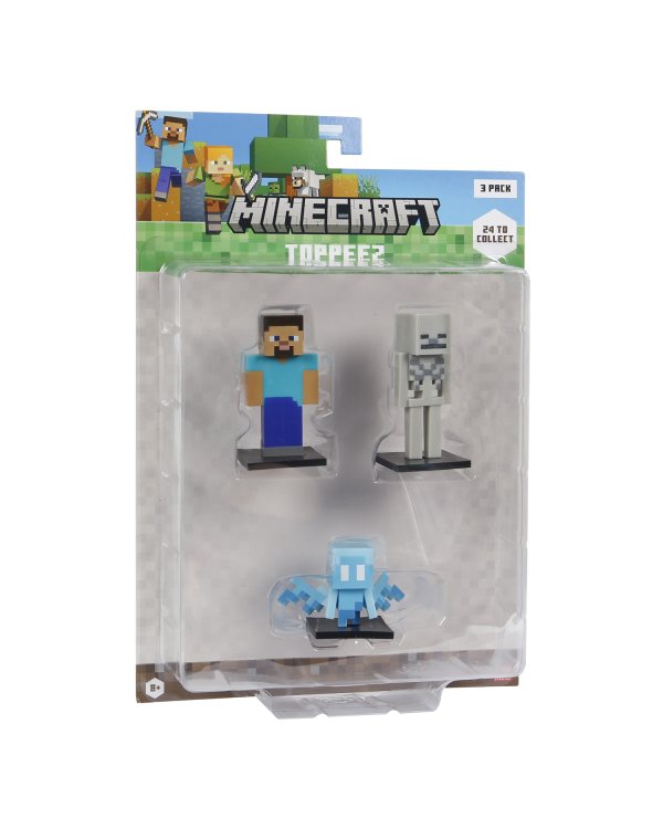 MINECRAFT 3D фигурка, 3 шт в комплекте