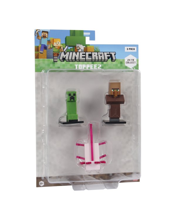 MINECRAFT 3D фигурка, 3 шт в комплекте